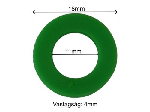 PERMETEZŐ SZÓRÓFEJ TÖMÍTÉS ZÖLD 4 MM