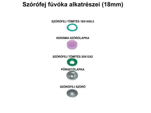 KERÁMIA SZÓRÓLAPKA 1,2MM/18MM 340840
