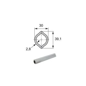   KARDÁNTENGELY PROFILCSŐ KÜLSŐ T1/T2-2,8X30X39,1 CITROM (1M)