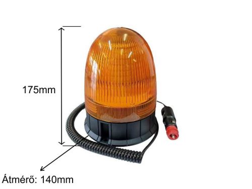 MTZ LÁMPA SÁRGA VILLOGÓ LED MÁGNESES