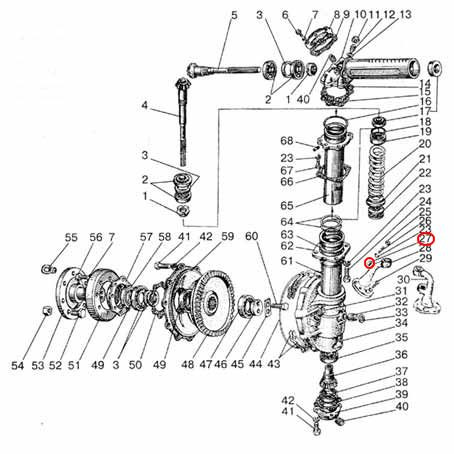 MTZ ORBIT ILLESZTŐ KÚP D=16MM 1221