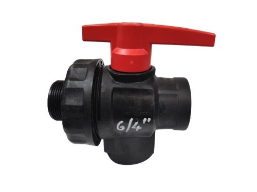 HÁROM ÁLLÁSÚ CSAP 6/4"  2DB BELSŐ+1DB KÜLSŐ MENET