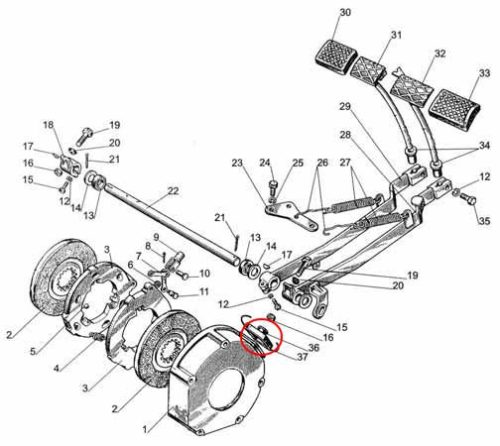 MTZ FÉKDOB PORVÉDŐ GUMI