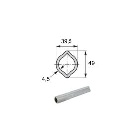   KARDÁNTENGELY PROFILCSŐ BELSŐ T5/T6-4,5X39,5X49 CITROM (1M)
