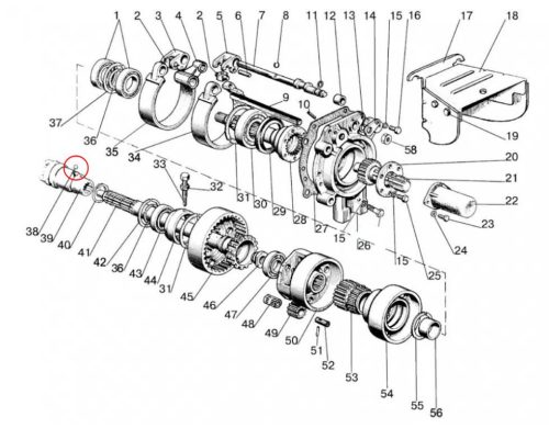 MTZ TLT KÖRMÖSKAPCSOLÓ RETESZELŐ GOLYÓD=8MM