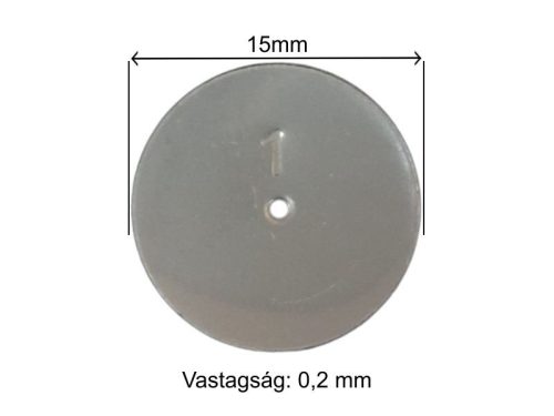 PERMETEZŐ SZÓRÓFEJ LAPKA 1,0MM RSM