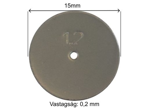 PERMETEZŐ SZÓRÓFEJ LAPKA 1,2MM RSM