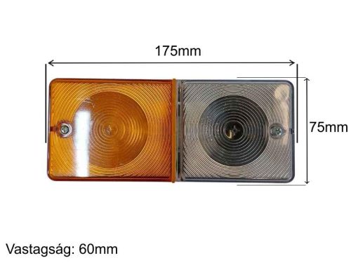 MTZ LÁMPA KPL. ELSŐ F/S  MAGAS BÚRÁS (3713-3712)