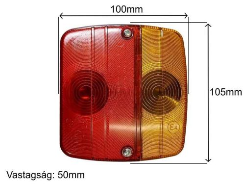 LÁMPA KPL. P/S UTÁNFUTÓ LÁMPA SZÖGLETES