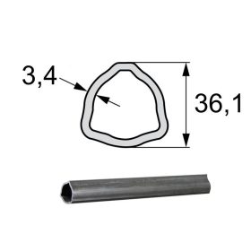 KARDÁNTENGELY PROFILCSŐ KÜLSŐ T2 3,4X36,1 (1,5M)