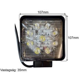 MTZ MUNKALÁMPA LED KOCKA 16 LED TERÍTŐ